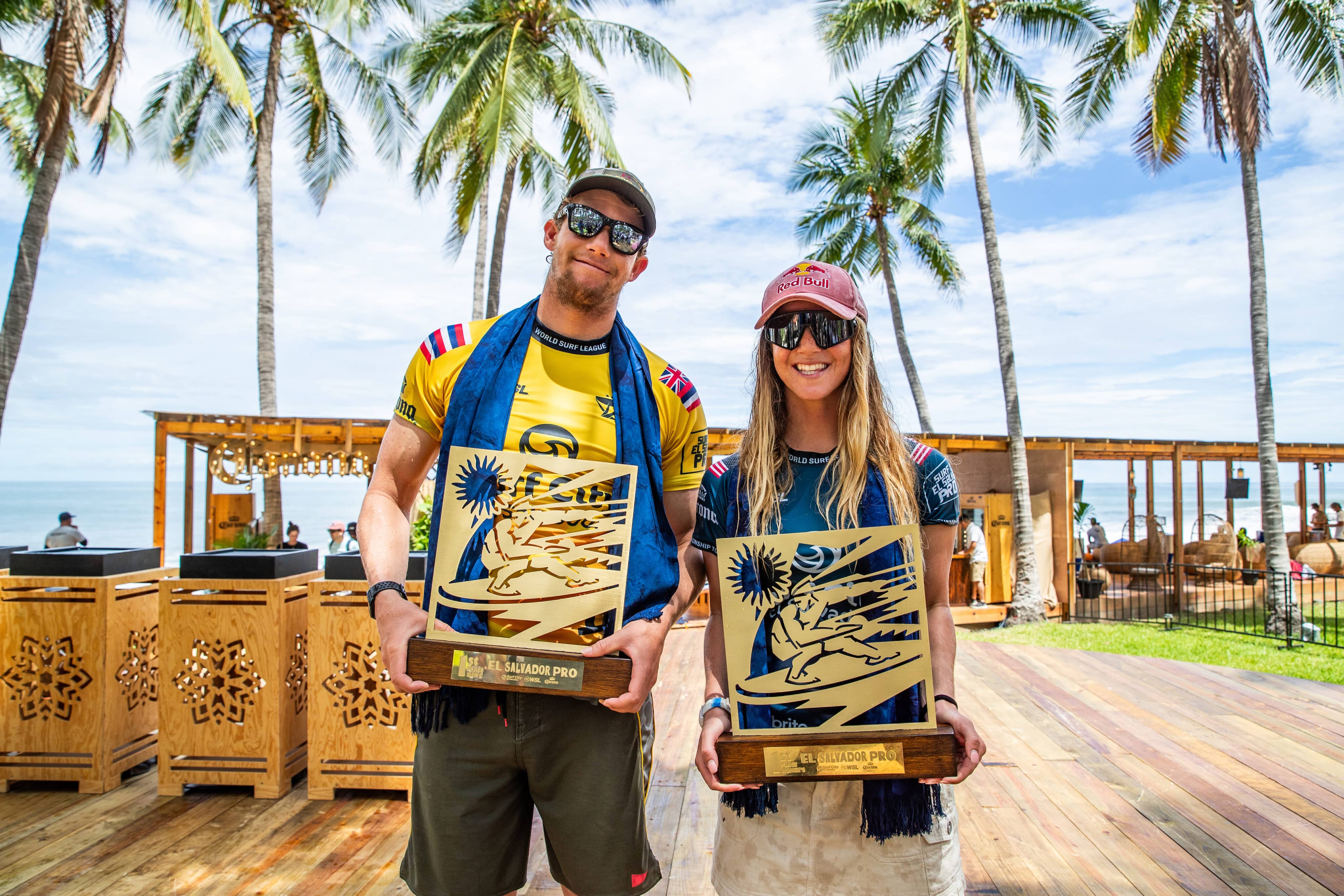 Impressive Victories for Caroline Marks and John John Florence at El Salvador Surf Pro