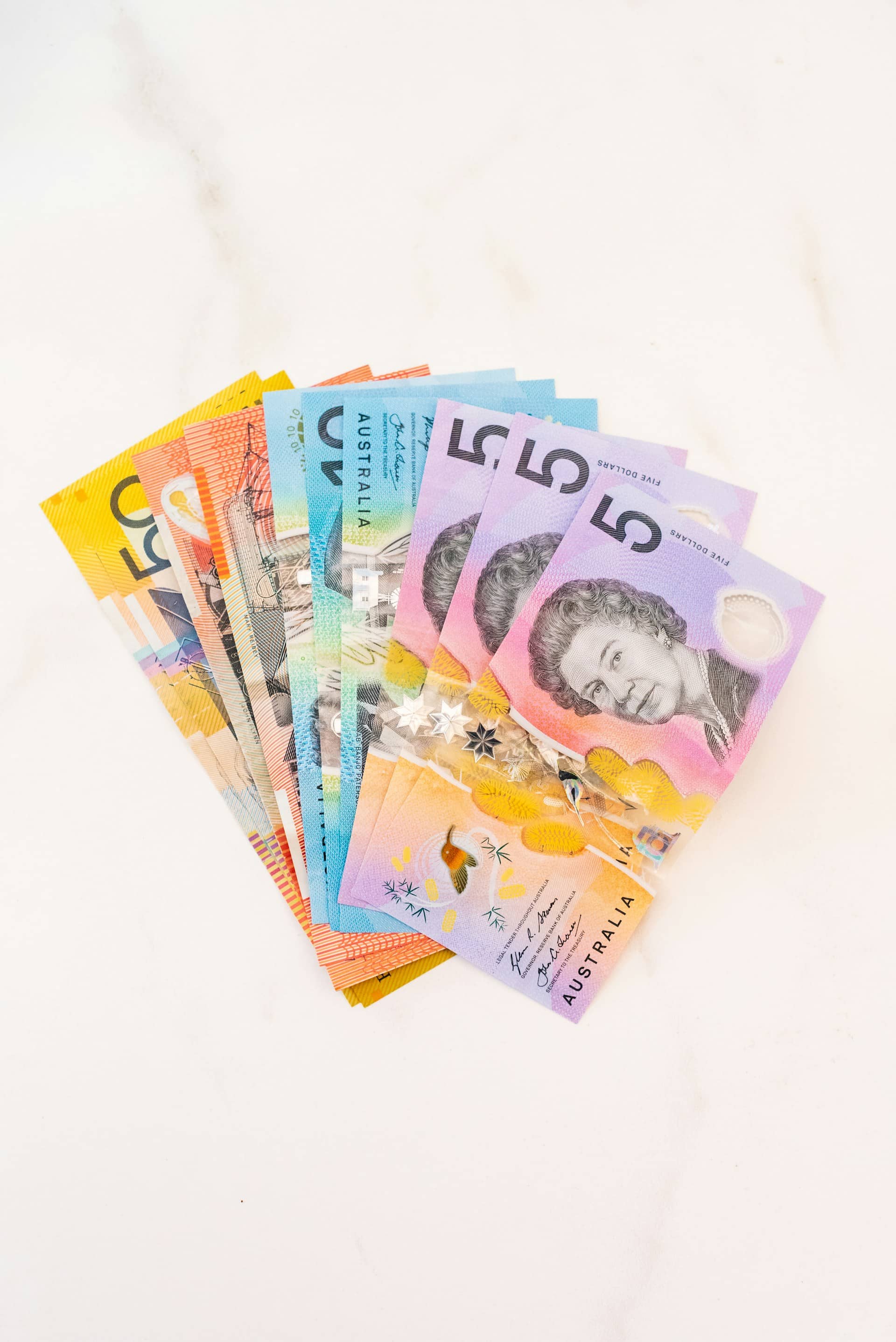 Stack of Australian Currency