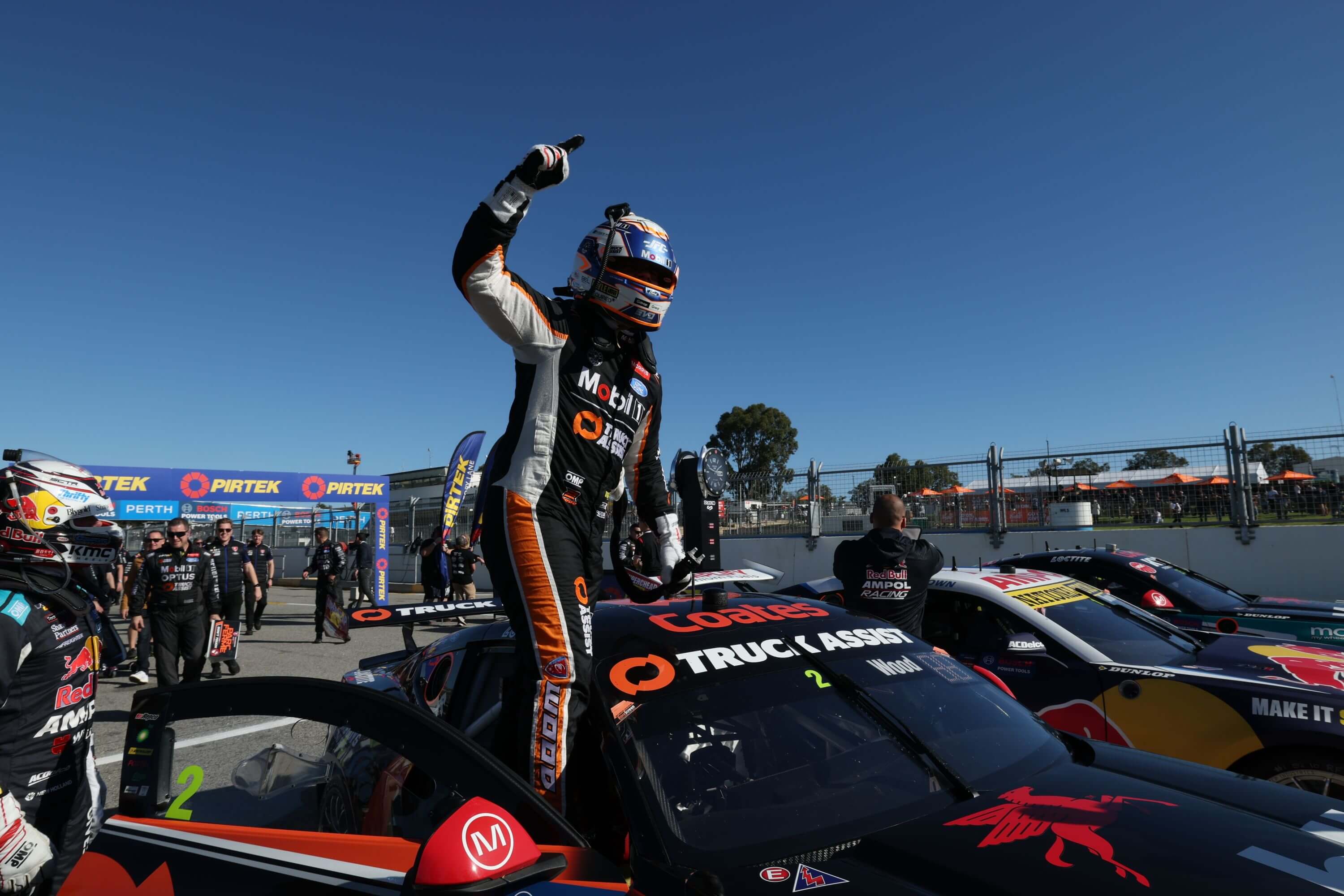 Ryan Wood claims his first Supercars race win at the Perth Super 440,