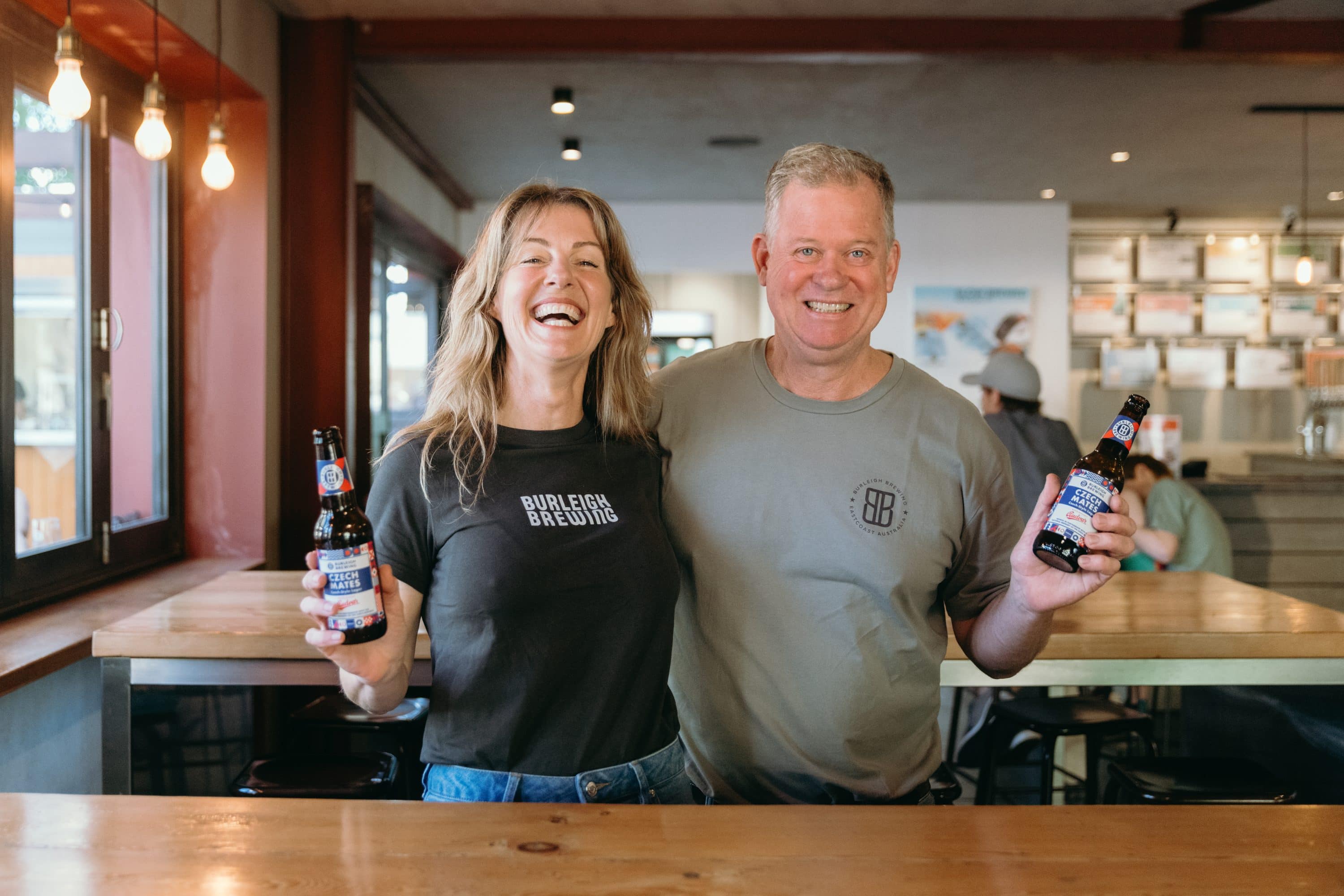 Discover Czech Mates, a frothy Czech-style lager brewed by Burleigh Brewing and Budvar