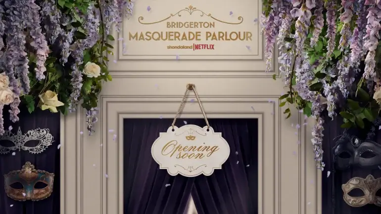 Melbourne fans can experience Regency-era glamour at Netflix's free Bridgerton Masquerade Parlour, open January 31-February 1 on Little Collins St.