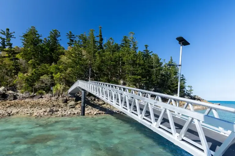 Epochal Hotels confirms construction on Hook Island's new eco-lodge begins in May, following the completion of a $2.4m jetty. Opening set for 2027.