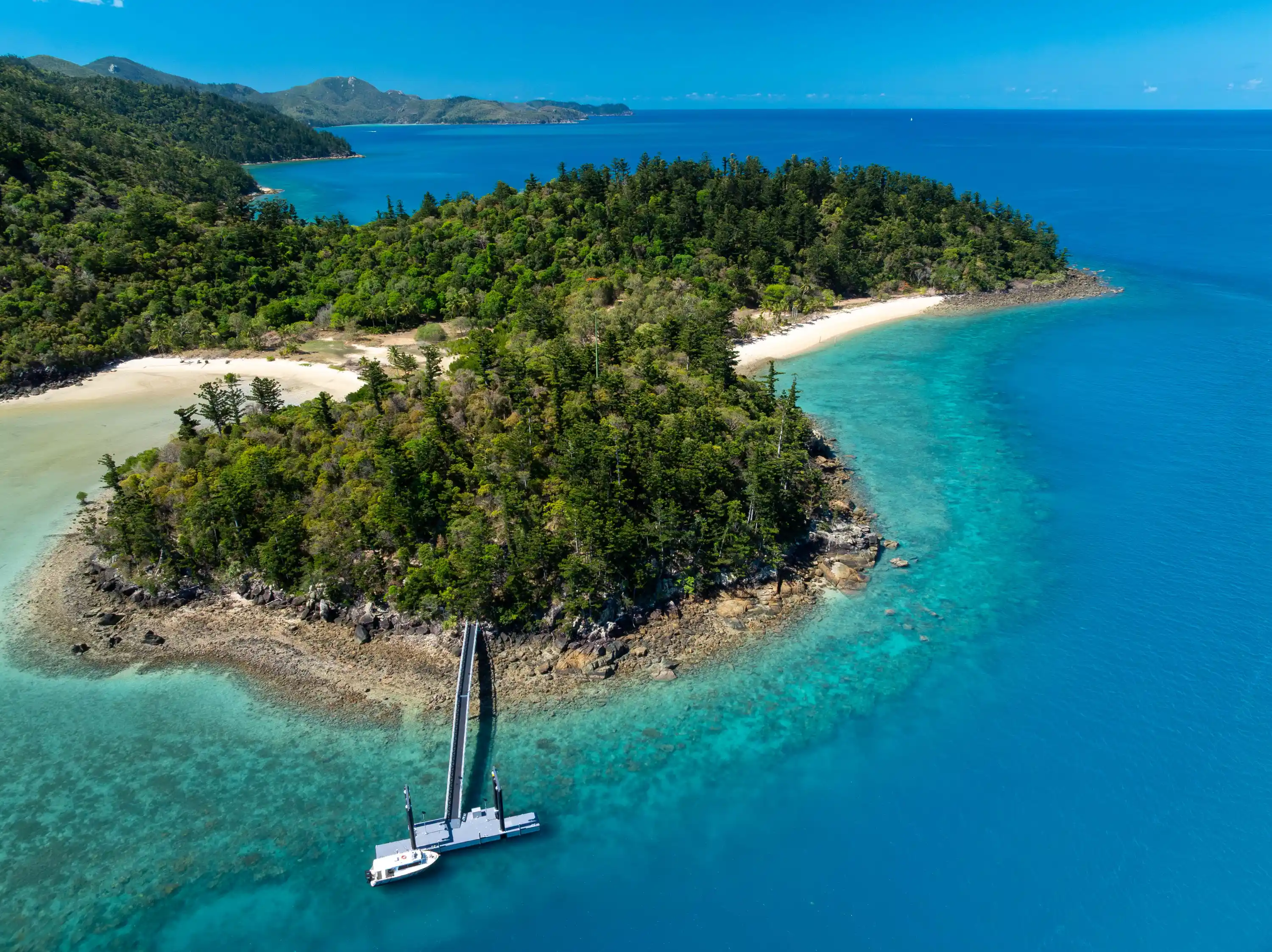 Hook Island marks a major milestone with a new jetty and DA approval for a world-class eco-lodge. Construction begins this May for a 2027 opening.