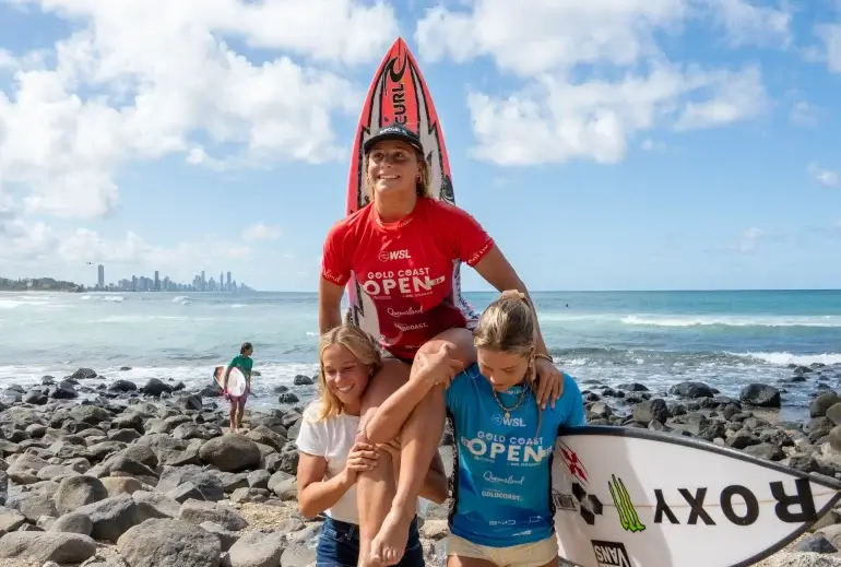Isla Huppatz and Dane Henry claimed victory at the 2026 Gold Coast Open, continuing their undefeated streaks on home turf.