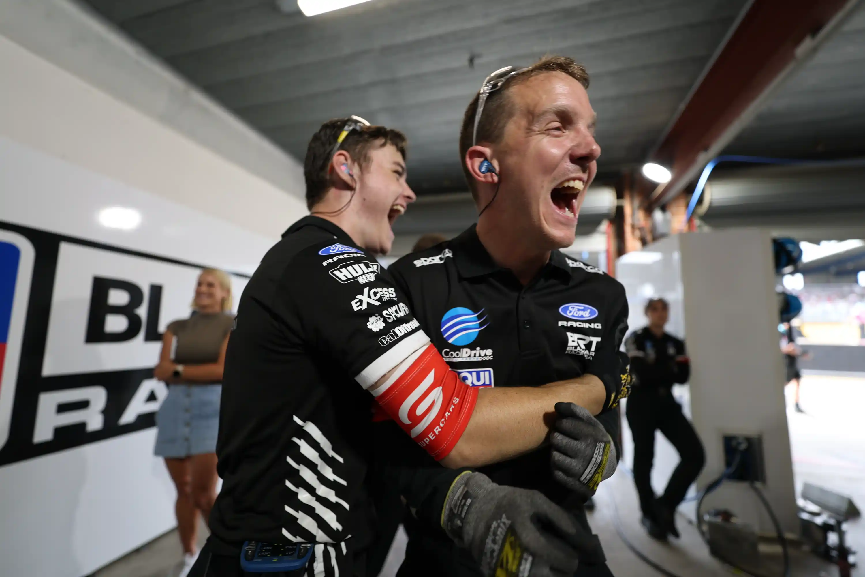 Blanchard Racing Team locks out the front row at the Sydney 500 as James Golding takes pole.