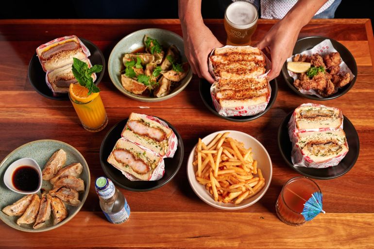 Grab Huge $5 Katsu Sandos at Harajuku Gyoza Broadbeach