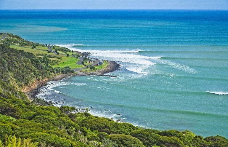 Historic Raglan Point Break on the WSL Championship Tour