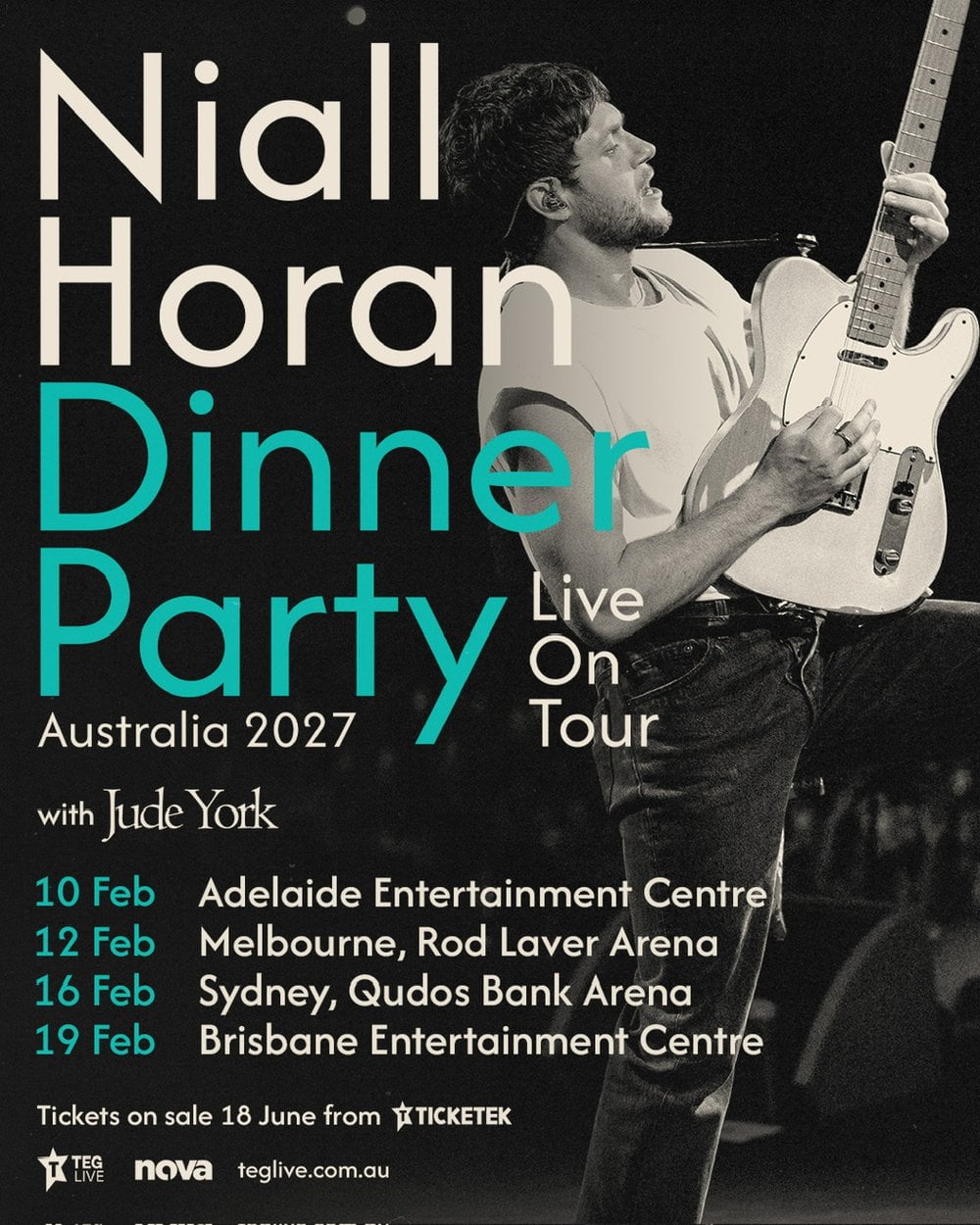 Get ready for the Niall Horan Australian Tour in 2027!  Discover dates and ticket info for his highly anticipated Dinner Party run.