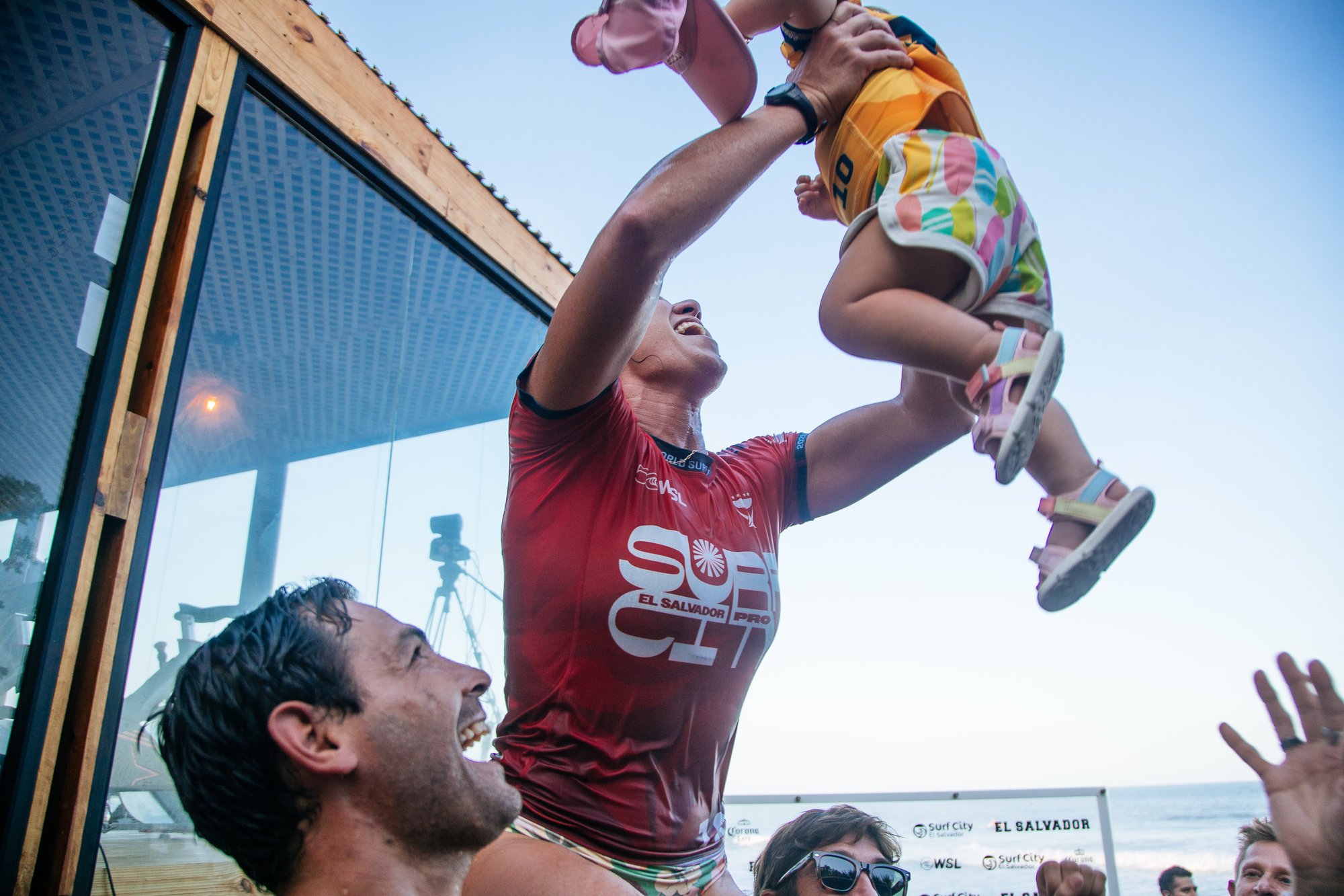 PUNTA ROCA, LA LIBERTAD, EL SALVADOR - JUNE 13: Five-time WSL Champion Carissa Moore of Hawaii after winning the Surf City El Salvador Pro on June 13, 2026 at Punta Roca, La Libertad, El Salvador. (Photo by Oscar Jimenez/World Surf League)