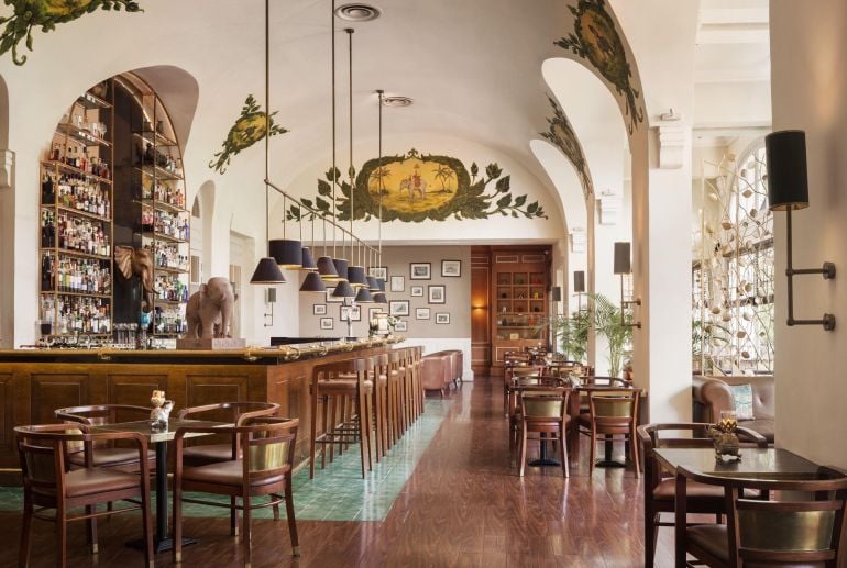 Uncover the rich history and impressive gin collection at the Elephant Bar, recognised among the world's best hotel bars.