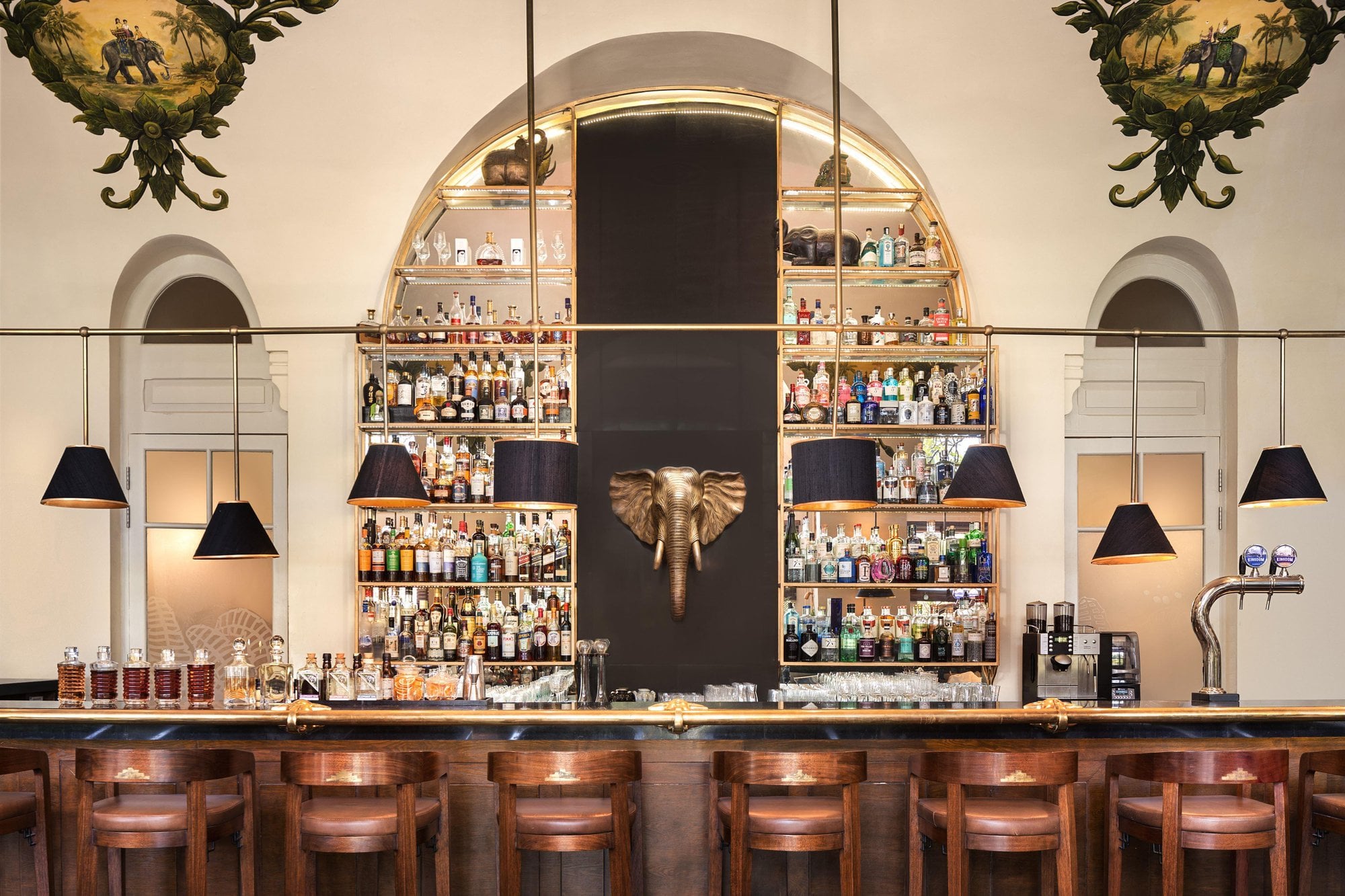 Uncover the rich history and impressive gin collection at the Elephant Bar, recognised among the world's best hotel bars.
