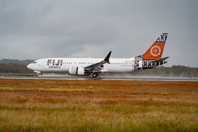 Fiji Airways touches down on the Gold Coast in historic first flight cover