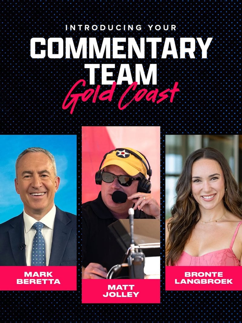 Meet the Pacific Airshow 2026 commentary team. Matt Jolley, Mark Beretta and Bronte Langbroek bring the action to the Gold Coast.