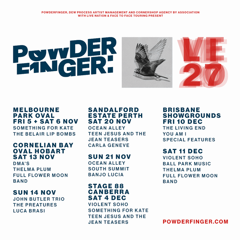 Powderfinger Expand 2027 Comeback Tour with Encore Dates Powderfinger add final Encore Run dates across Australia in 2027 after selling out 300,000 tickets in six days.