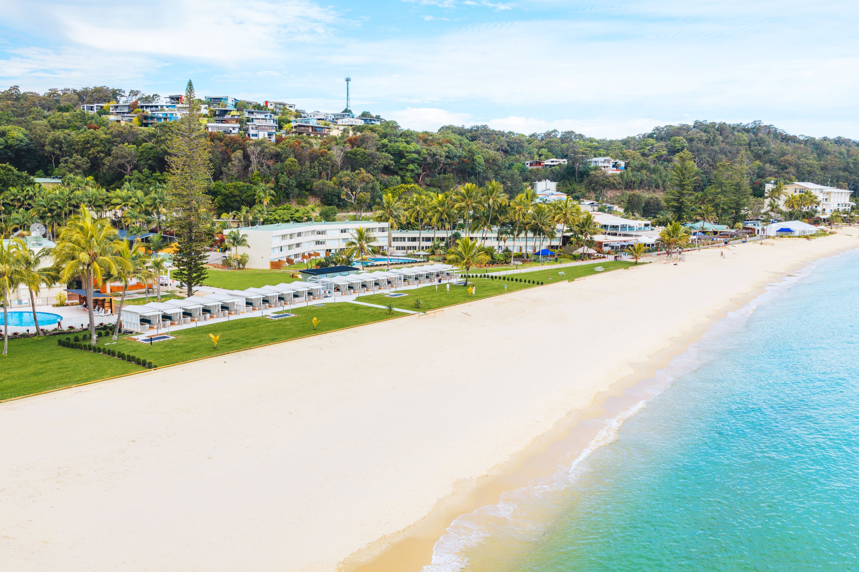 Tangalooma Dunes Cabanas Launch on Moreton Island 